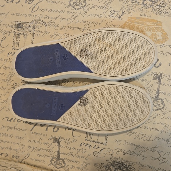 Rothy's white sneaker slip on womens 8 - Picture 2 of 2